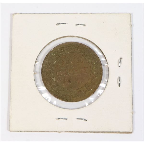 1893 CANADA ONE CENT PENNY - LARGE CENT