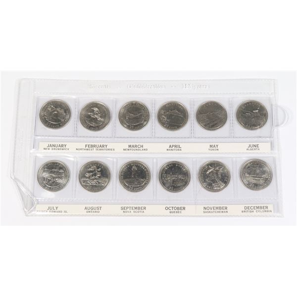 1992 CANADA CONFEDERATION 125 YEARS COIN SET IN