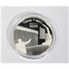 Image 1 : 1-OZ TRUMP FINISH THE WALL SILVER ROUND