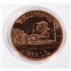 Image 1 : 1-OZ 999 COPPER TRUMP WALL COPPER ROUND