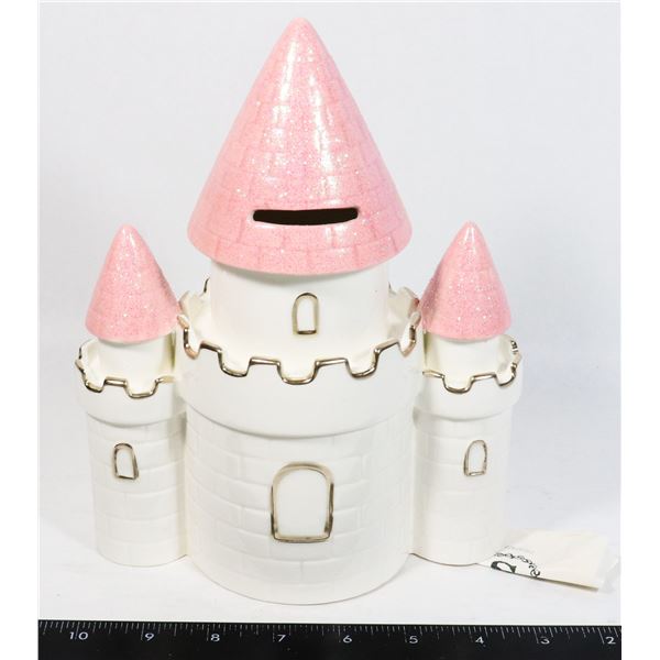 PINK DREAM BIG CASTLE PIGGY BANK