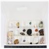 Image 1 : BOX OF AMMONITE, AMMOLITE, MINERALS, GEMSTONES AND