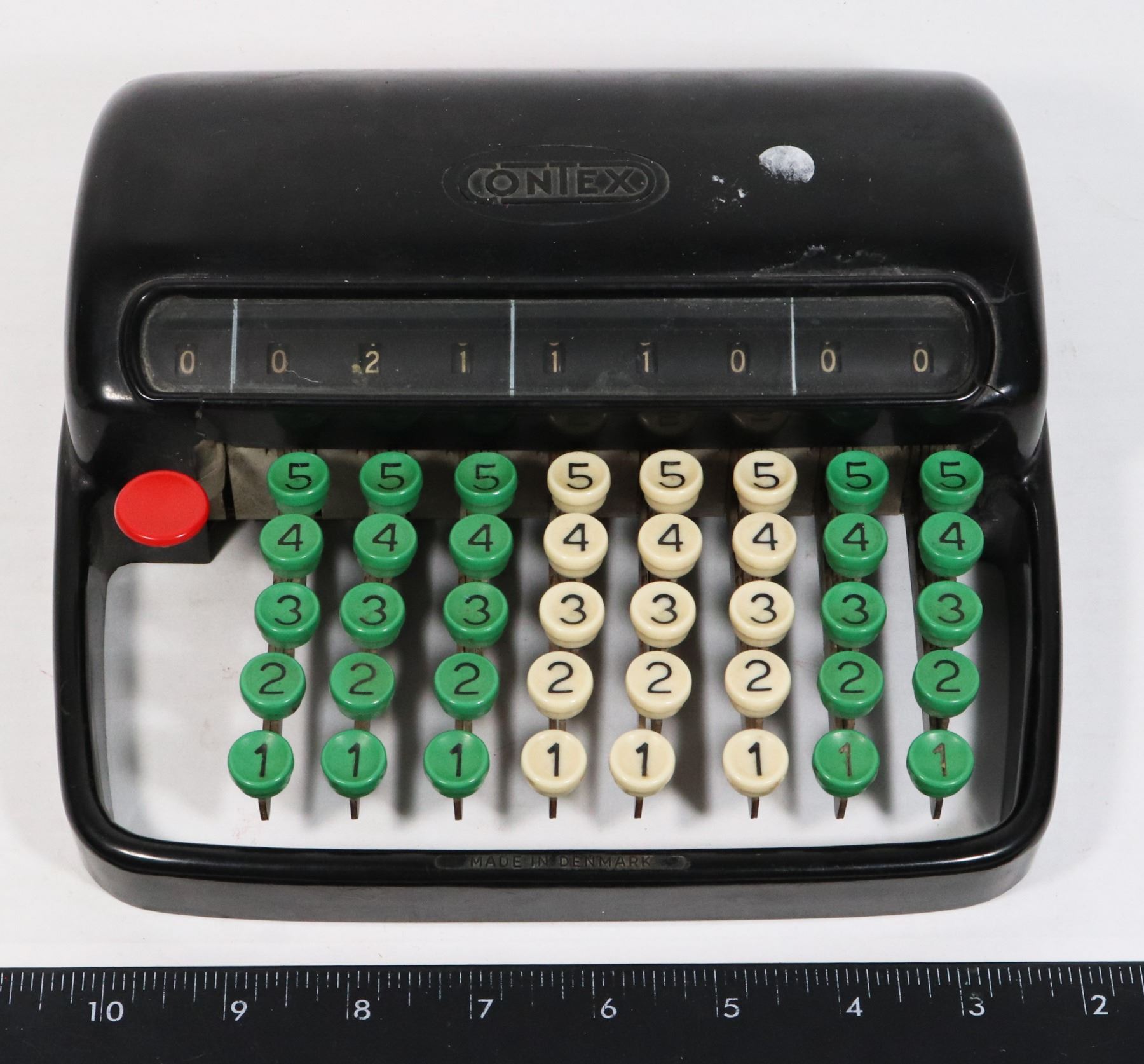CONTEX MODEL A ADDING MACHINE MADE IN DENMARK