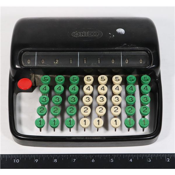 CONTEX MODEL A ADDING MACHINE MADE IN DENMARK
