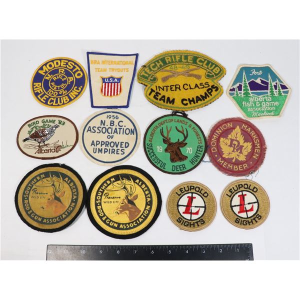 LOT OF ASSORTED PATCHES