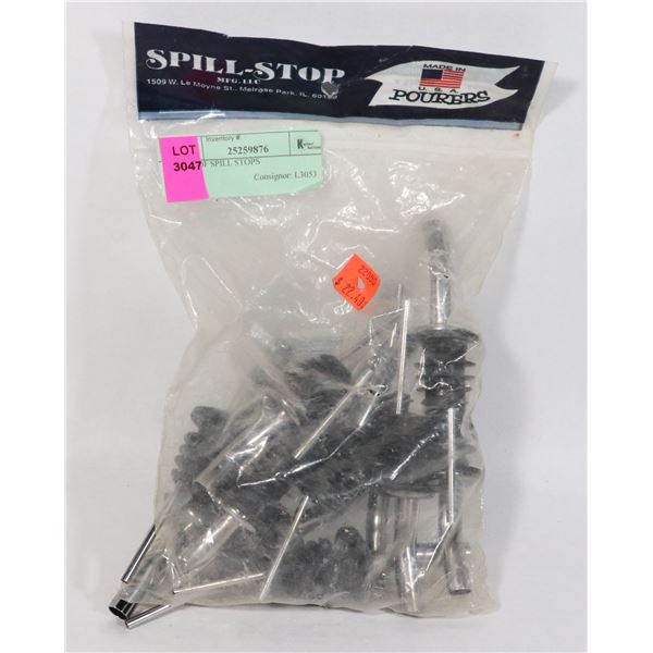 NEW BAG OF SPILL STOPS