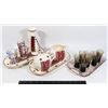 Image 1 : ESTATE BOX OF UKRAINIAN PATTERN CERAMIC DISHES