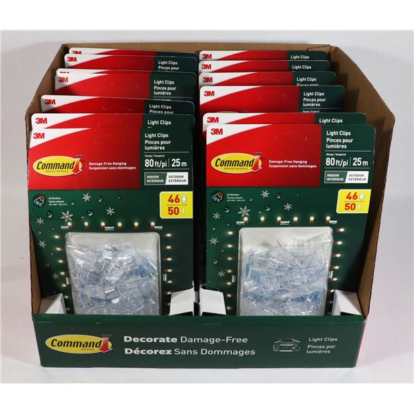 BOX OF COMMAND HANGING LIGHT STRIPS