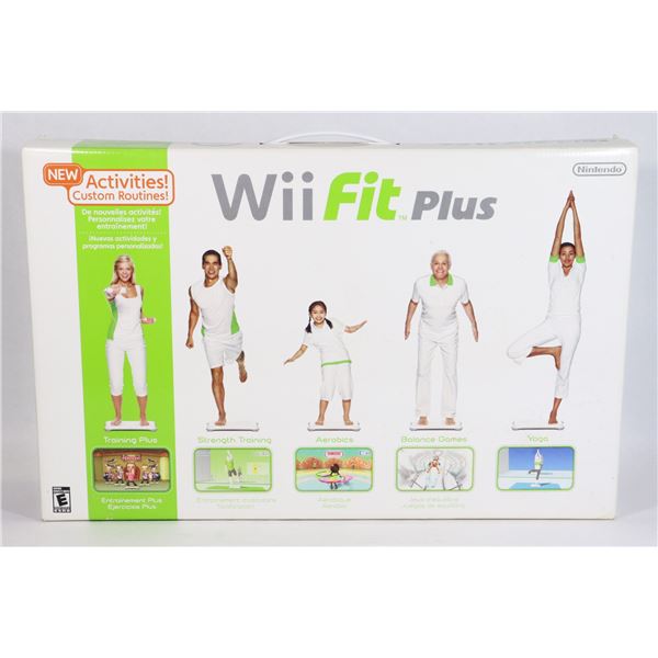 WII FITNESS PLUS. BRAND NEW IN BOX