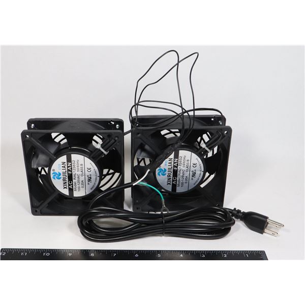 HEAVY DUTY COMPUTER AC FAN ASSEMBLY, NEW