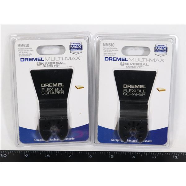 LOT OF 2 - DREMEL MULTI-MAX FLEXIBLE SCRAPERS