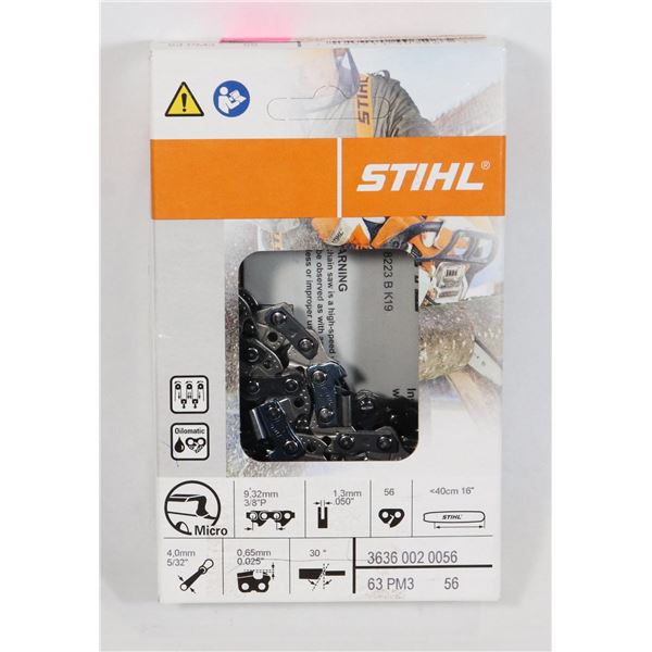 STIHL 63PM3-56 CHAINSAW CHAIN FOR 16" BAR