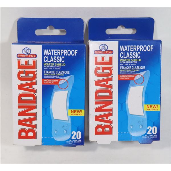 TWO PACKAGES OF BANDAGES