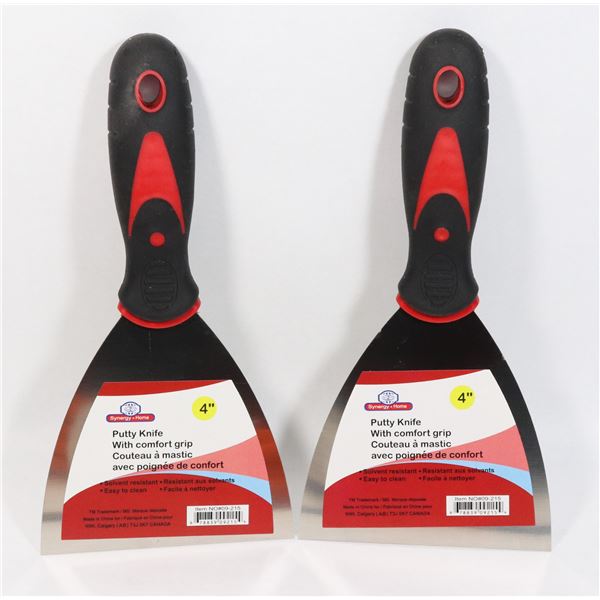 SET OF 2 4" PUTTY KNIVES