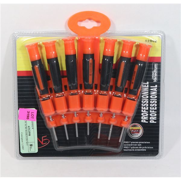 NEW PRECISION SCREWDRIVER SET
