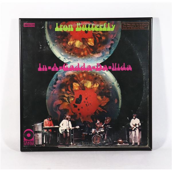 IRON BUTTERFLY IN A CADDA DA VIDA LP RECORD