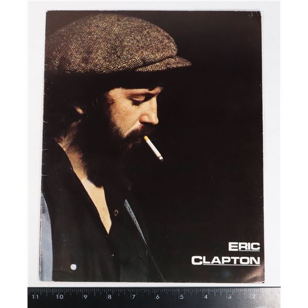 VINTAGE 1981 ERIC CLAPTON TOUR PROGRAM/BOOKLET