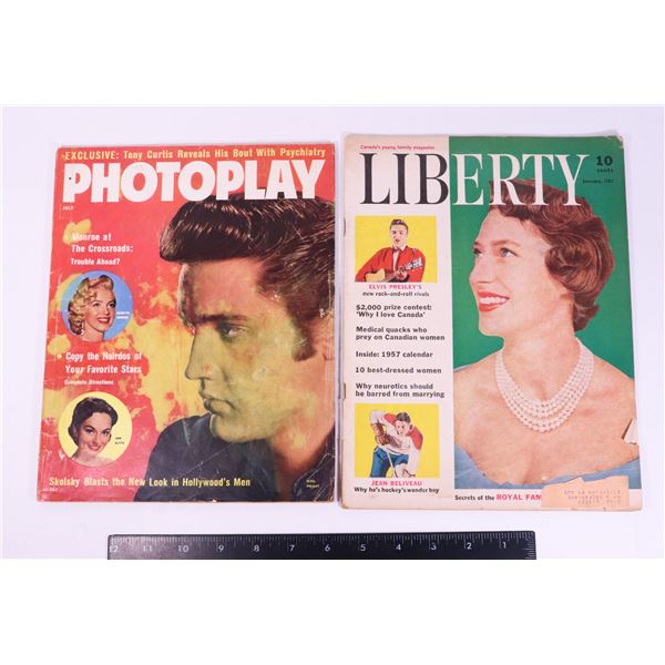 ELVIS PRESLEY - MAGAZINES FROM 1957