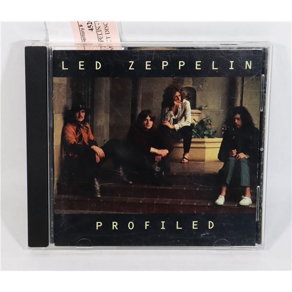 LED ZEPPELIN - PROFILED CD COMPACT DISC