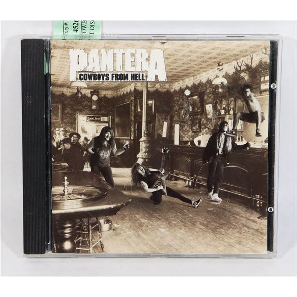 PANTERA - COWBOYS FROM HELL CD COMPACT DISC