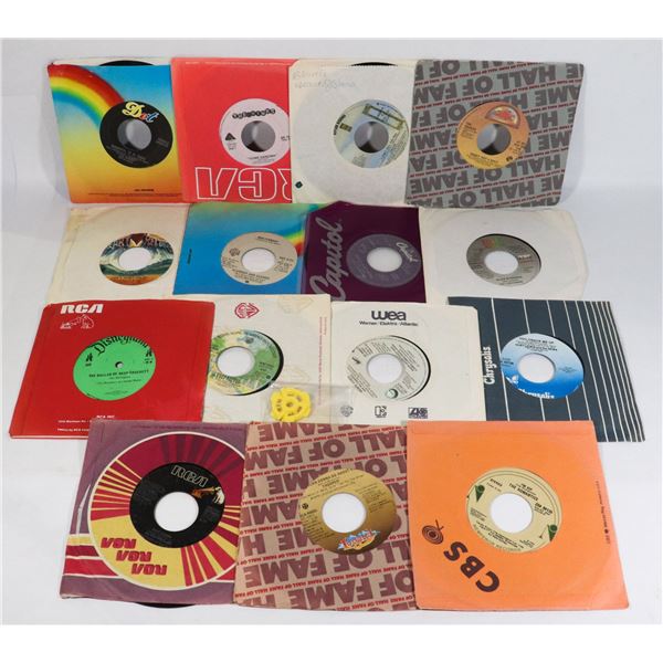 15 - 45 RECORDS  70- 80S ROCK - + 2 INSERTS