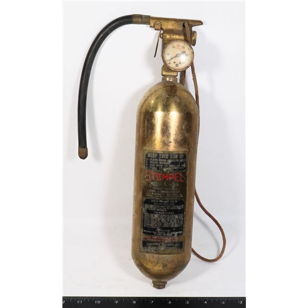 VINTAGE STEMPEL FIRE EXTINGUISHER