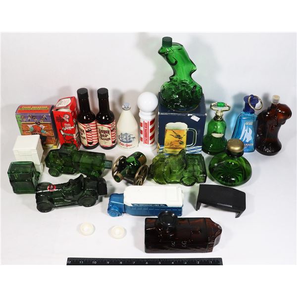 VINTAGE COLLECTIBLE AVON BOTTLES SOME