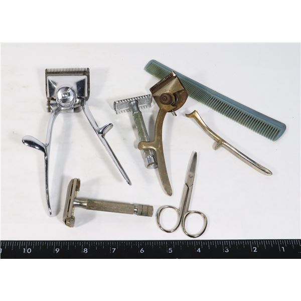 VINTAGE SHAVING ACCESSORIES