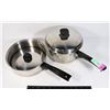 Image 1 : TWO STAINLESS STEEL DIPPERS WITH LIDS