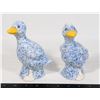 Image 1 : LARGE BLUE SPECKLED GEESE SALT AND PEPPER