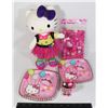 Image 1 : LOT OF HELLO KITTY ITEMS INCL. LARGE HELLO KITTY