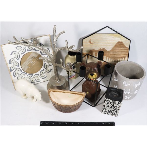 LOT OF MOSTLY NATURE THEMED HOME DECOR