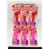 Image 1 : BOX OF HAPPY VALENTINE'S DAY PEZ DISPENSERS 1996