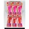 Image 1 : BOX OF HAPPY VALENTINE'S DAY PEZ DISPENSERS 1996