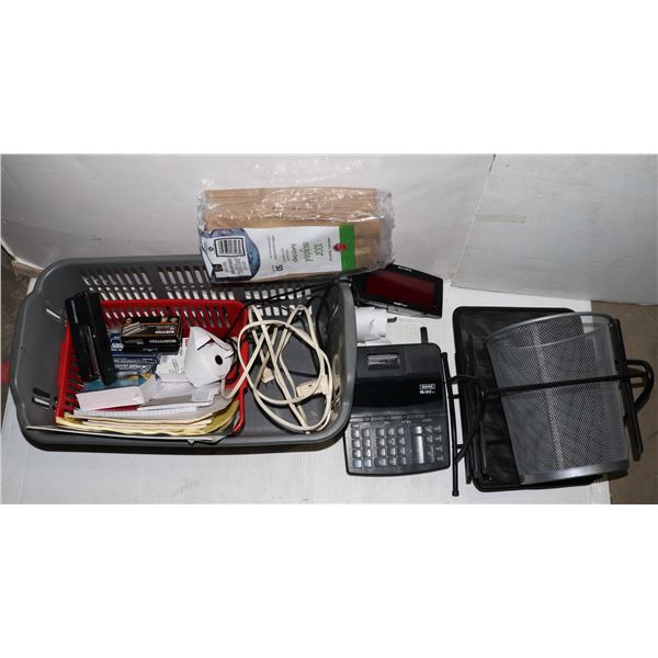 LOT OF MISC. ITEMS MOSTLY OFFICE STATIONARY INCL.