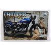 Image 1 : BRAND NEW CHOPPER GARAGE METAL SIGN