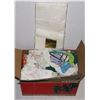 Image 1 : ESTATE BOX OF TEA TOWELS ECT, USE AS RAGS?