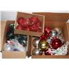 Image 1 : 3 BOXES OF CHRISTMAS ITEMS, LIGHTS, OUTDOOR