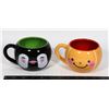 Image 1 : WINTER/ CHRISTMAS THEMED MUGS PENGUIN AND GINGER