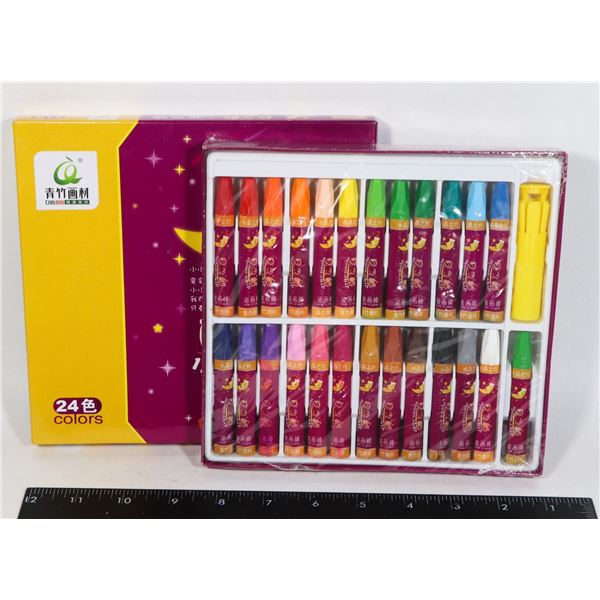 PACK OF OIL PASTEL CRAYONS. NEW