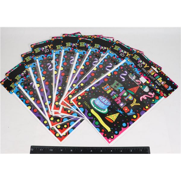 LOT OF HAPPY BIRTHDAY PARTY LOOT BAGS