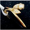 Image 3 : 10K YELLOW GOLD NATURAL DIAMOND(0.11CT) RING