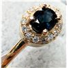 Image 4 : 10K YELLOW GOLD 1.86G SAPPHIRE 0.4 & DIAMOND