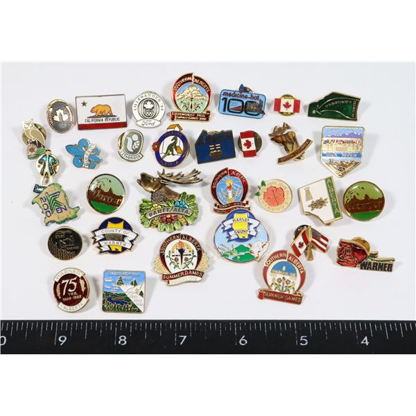 LOT OF MISC. ENAMEL PINS