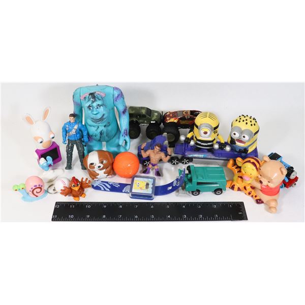 LOT OF HAPPY MEAL TOYS AND OTHERS