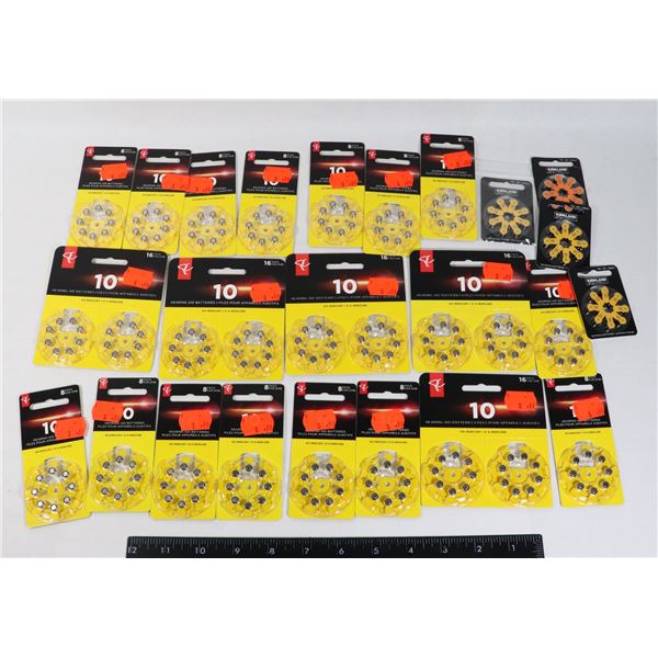 LARGE LOT OF ASSORTED HEARING AID BATTERIES