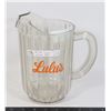 Image 1 : VINTAGE PLASTIC BEER JUG FROM “LULU’S” KITCHENER