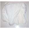 Image 1 : VINTAGE CHENILLE BEDSPREAD FULL/DOUBLE -ALL WHITE