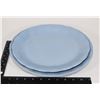 Image 1 : BLUE PETAL CHINA PLATTERS 10 1/2 AND 11 1/2"