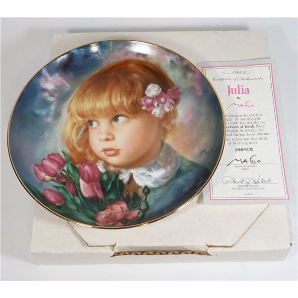REFLECTIONS OF YOUTH COLLECTORS PLATE WITH IN